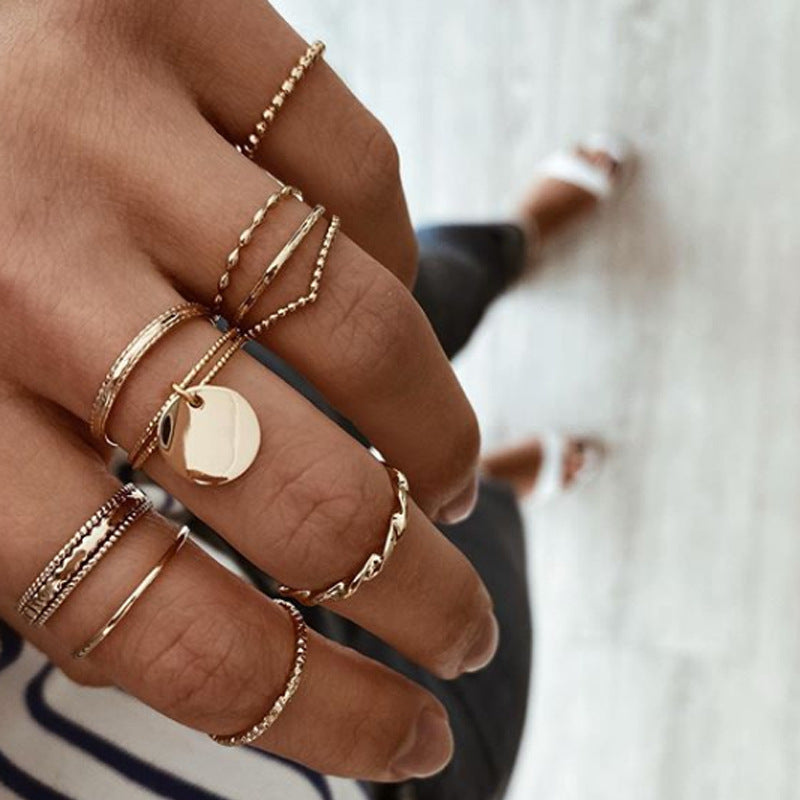 Statement Knuckle Rings Set