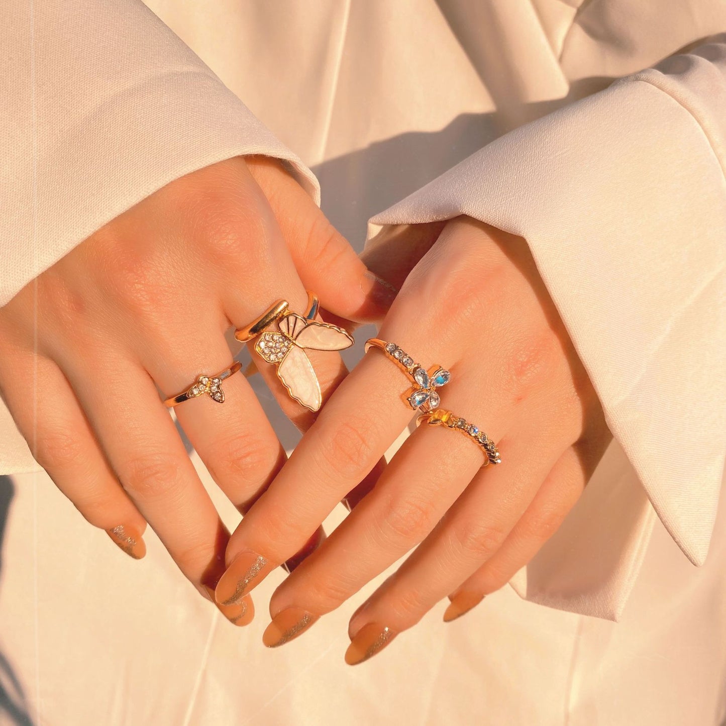 Statement Knuckle Rings Set